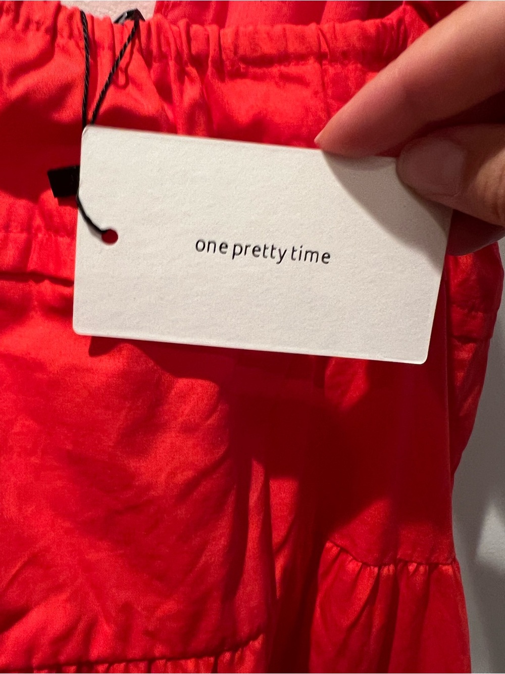 NWT Red Lulus Women’s Tiered Red Maxi Dress with Deep V-Neck - Picture 6 of 7